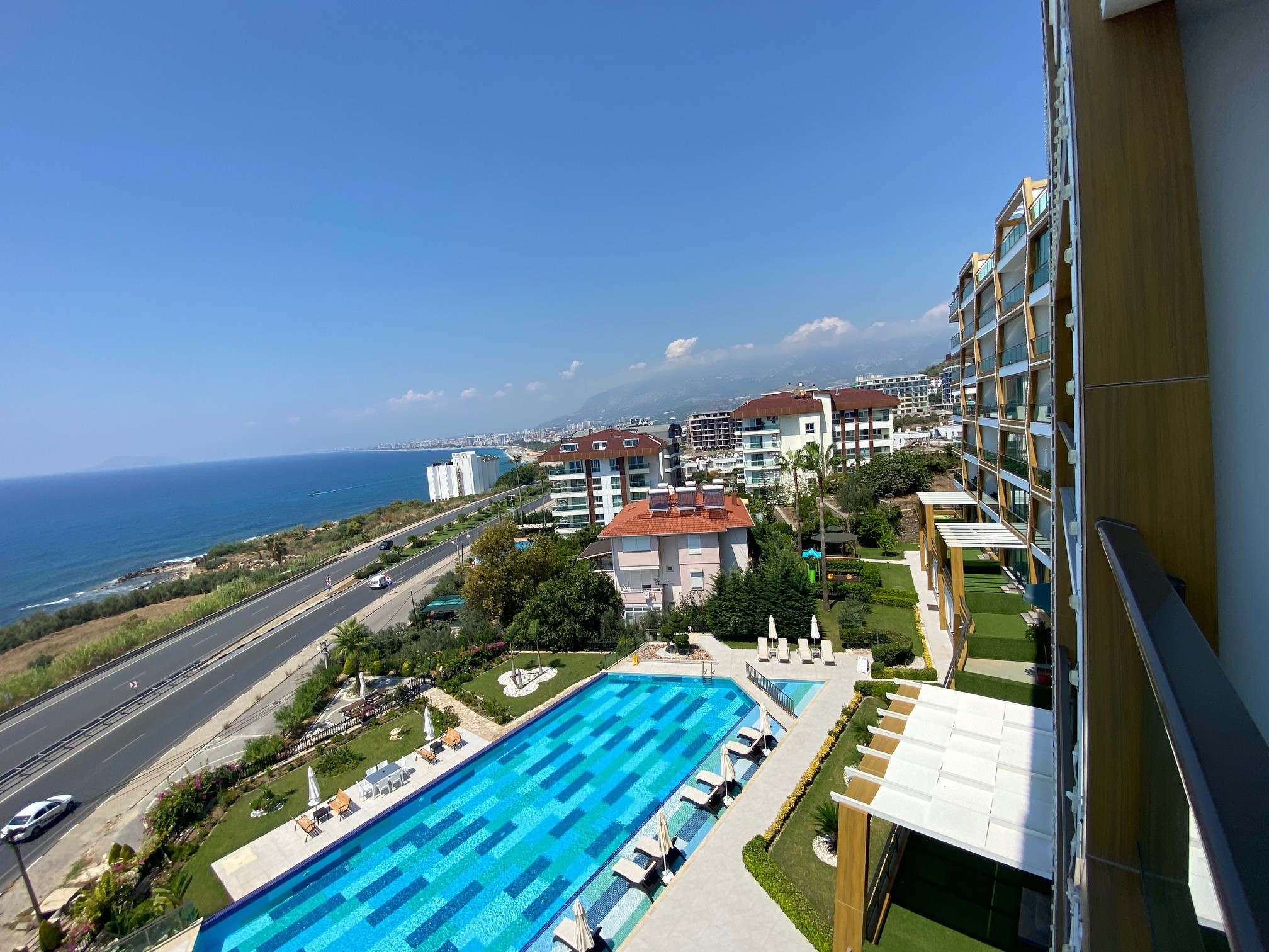 Apartment 1+1 with direct sea view, 67 m2 in a premium complex. Kargicak, Alanya. фото 2