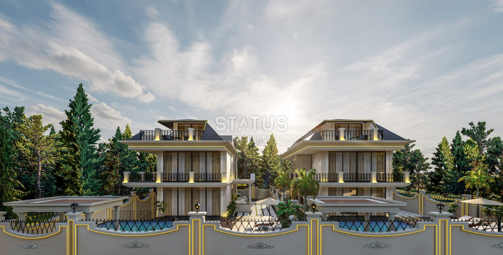 Luxurious villas with their own infrastructure+Turkish citizenship! фото 2