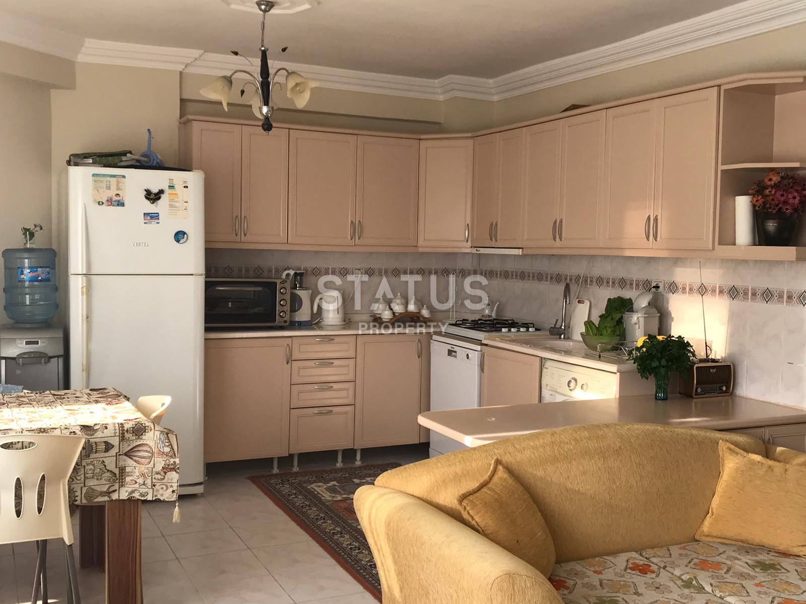 Three-room apartment in Gazipasa with furniture and appliances, 115 m2 фото 2