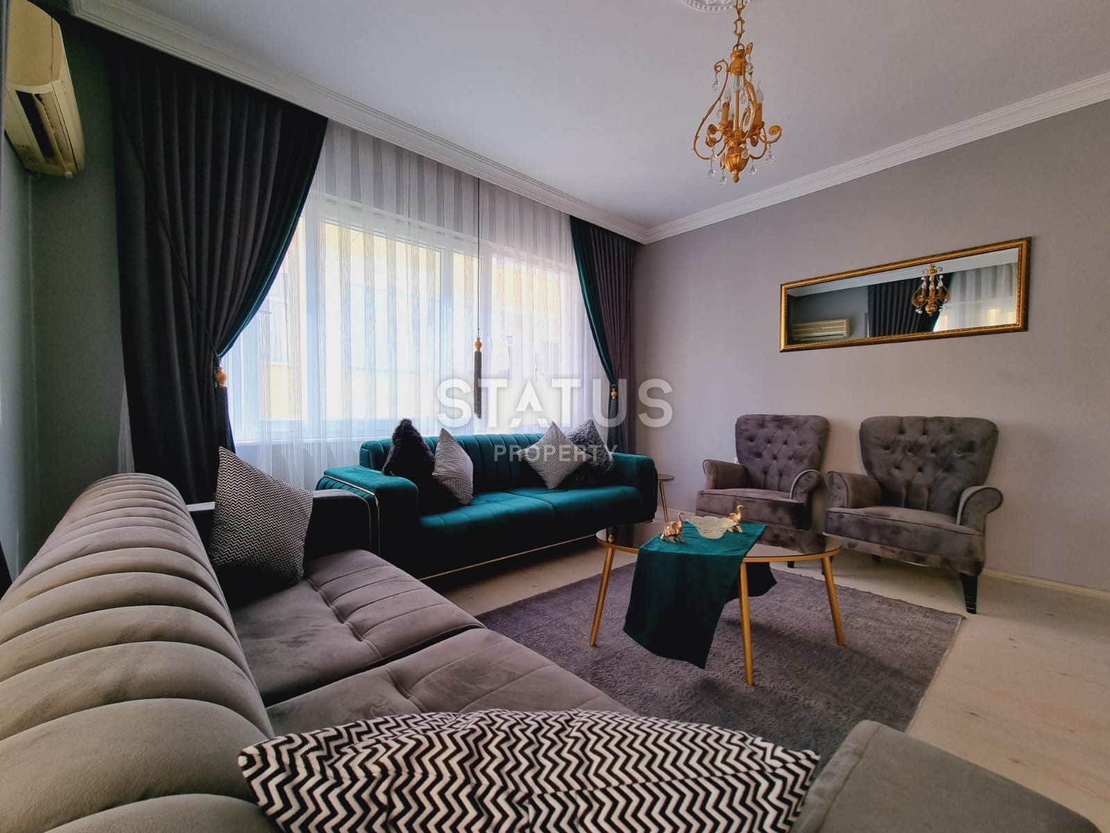Apartment 2+1 furnished 200 meters from the sea, 110 m2. Mahmutlar, Alanya. фото 1