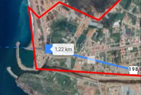 Land plot 1076 m2 with excellent location in Gazipasa. фото 2