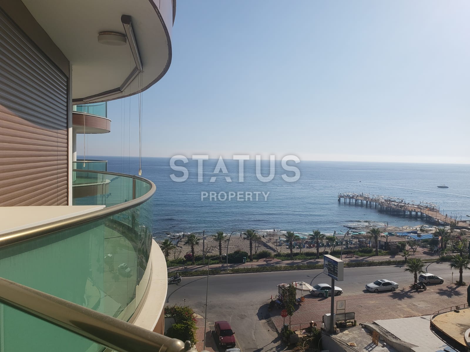 Luxurious 3+1 apartment with sea views, on the first coastline in the Oba area, 165 sq. m. фото 1