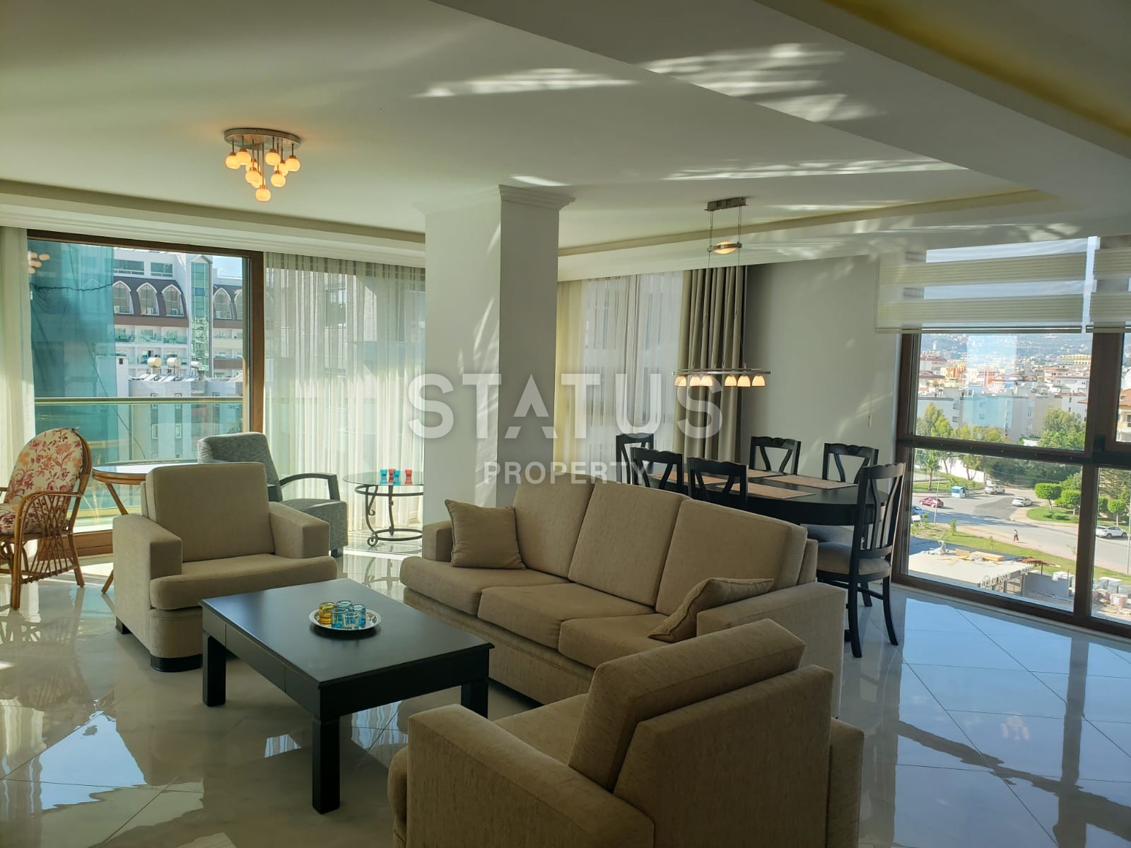 Luxurious 3+1 apartment with sea views, on the first coastline in the Oba area, 165 sq. m. фото 2