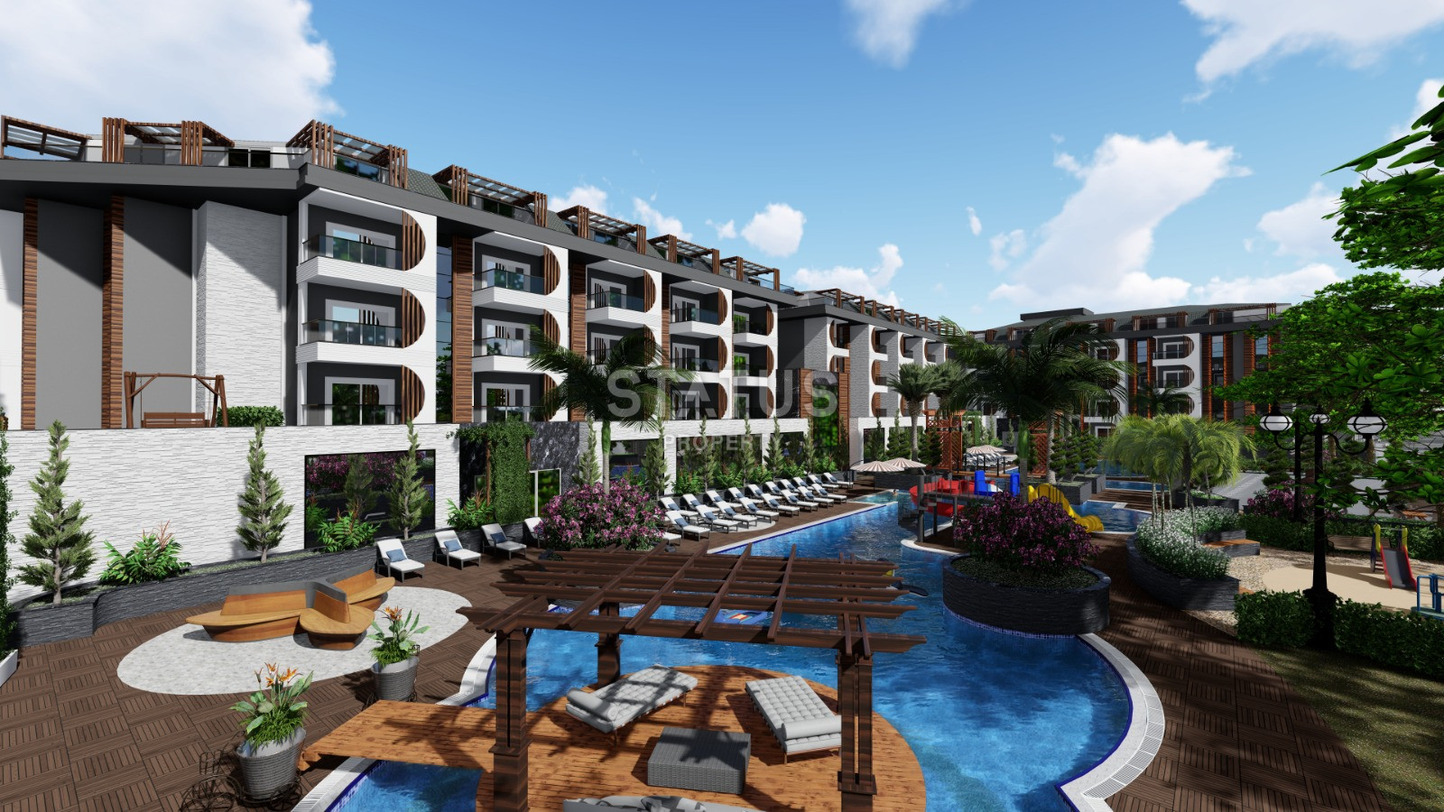 Exclusive project under construction 300 meters from the sea in Avsallar. фото 2