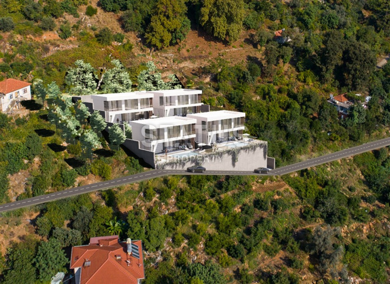 Last 2 luxury villas at SUPER PRICE under construction in the center of Alanya, Bektas, 157 sq.m. photos 1