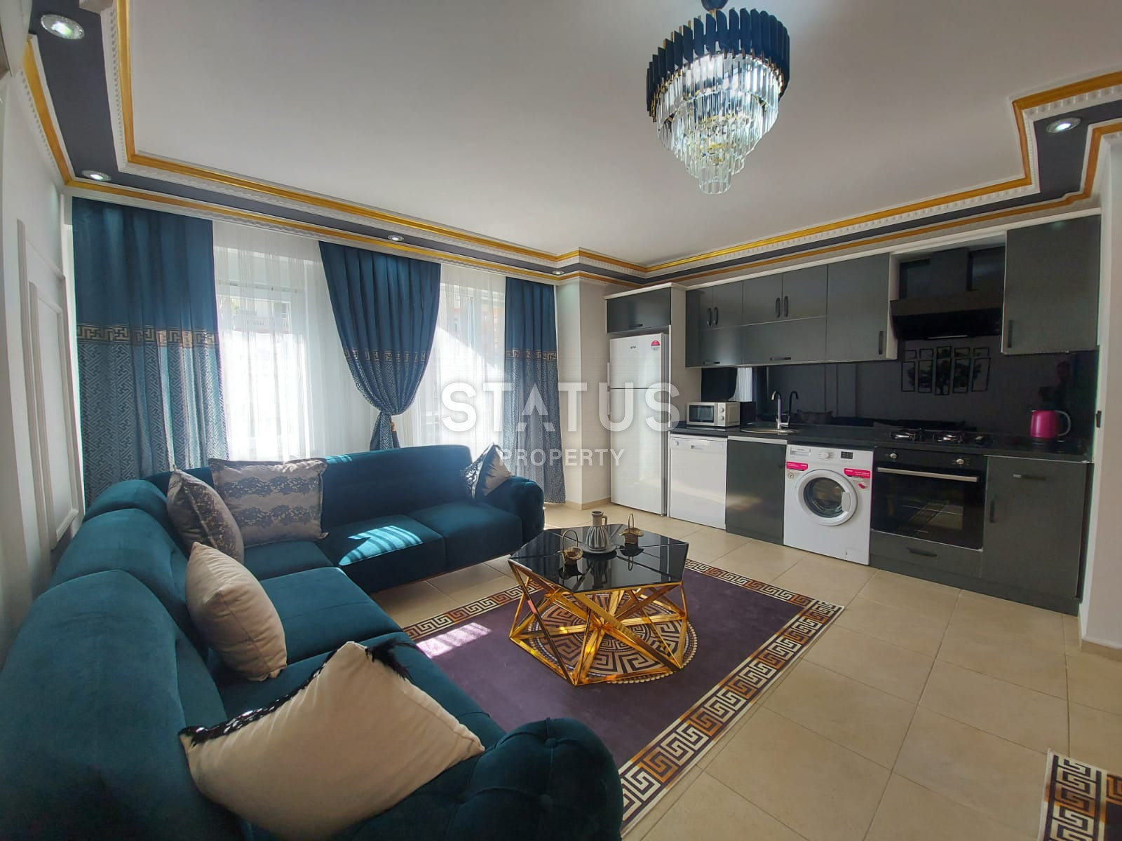 Favorable offer of apartments 2+1 on the street. Barbarossa in Mahmutlar, full package of furniture and household appliances, 110m2 фото 1