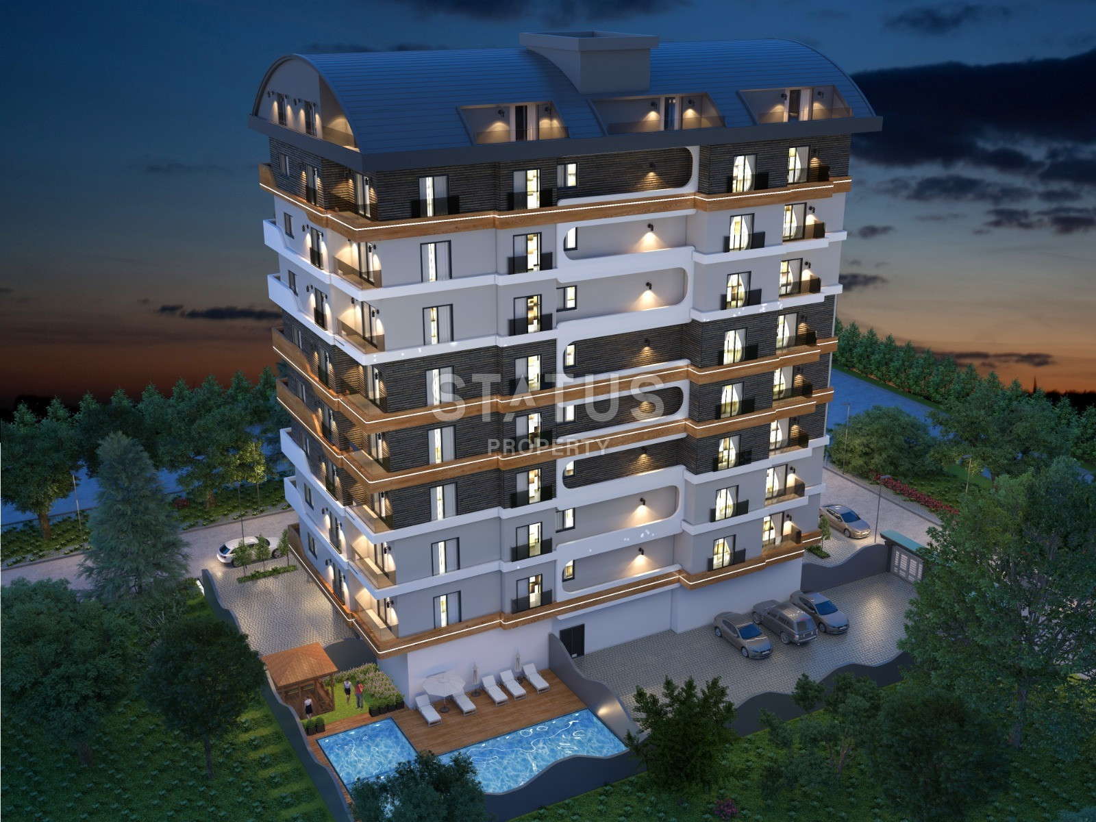 Profitable investment at the excavation stage in Mahmutlar, 45-164 sq.m. фото 1