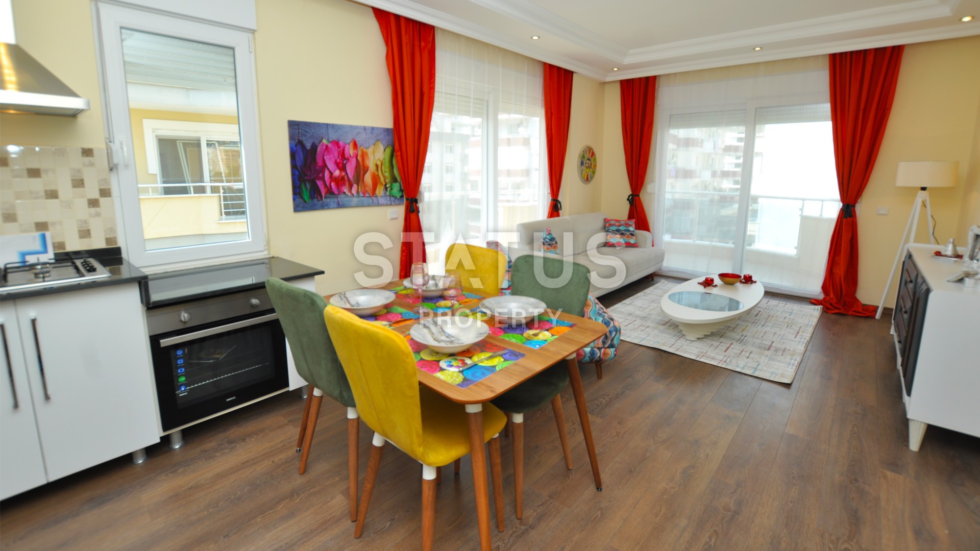 Three-room apartment with furniture at a SUPER price in the center of Mamhutlar. 110 sq.m. фото 1