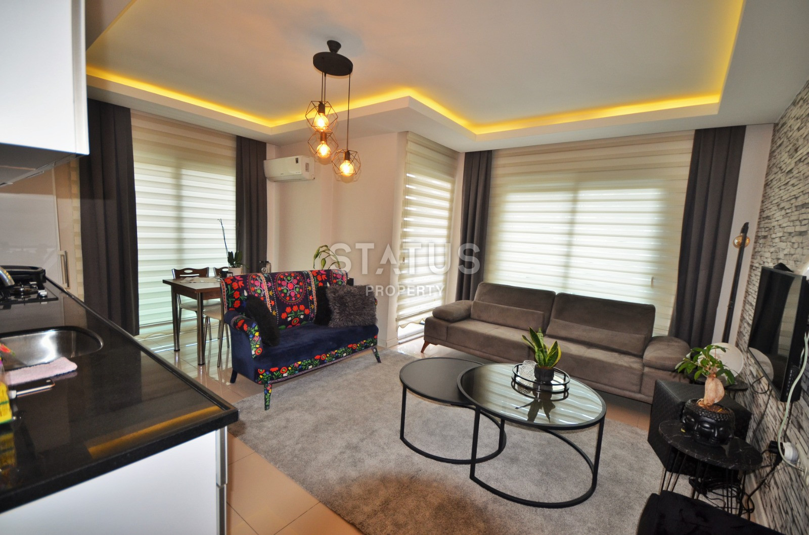 Apartment 1+1, 500 meters from the sea, 65 sq.m in the center of Alanya. фото 1