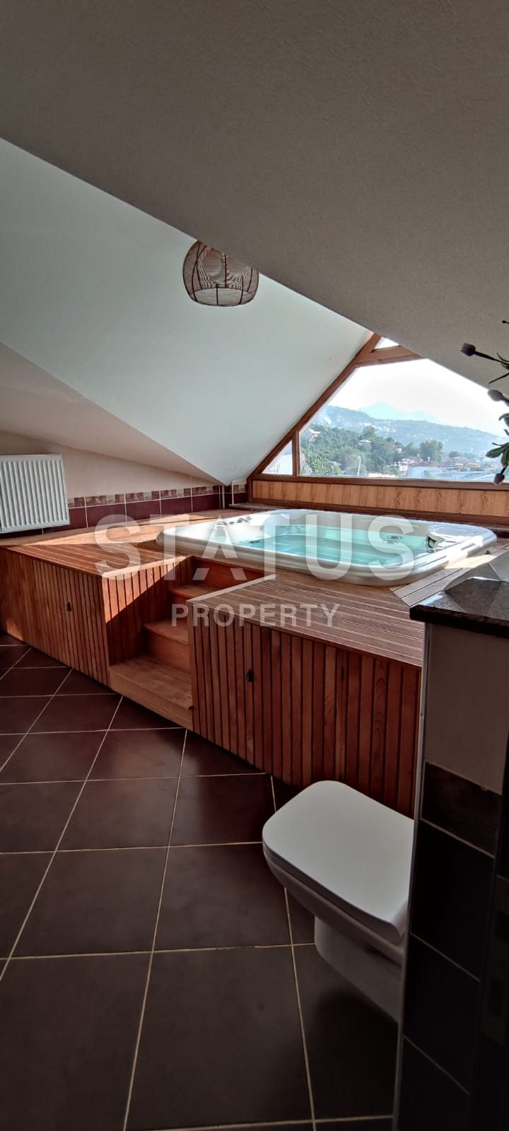 Duplex 3+2 with a view of the sea and the Alanya fortress, 250 sq.m. фото 1