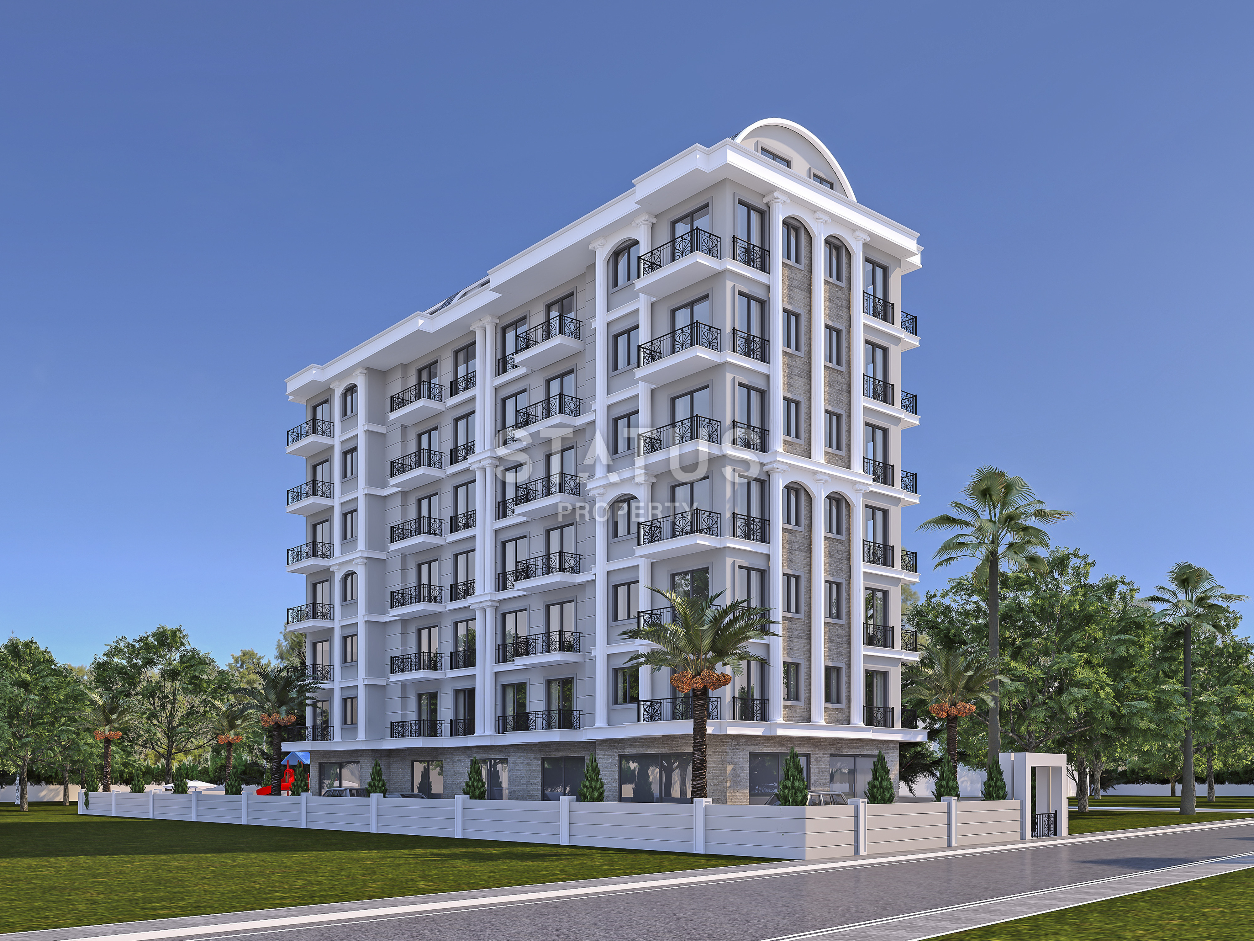 Новый, инвестиционный проект на стадии котлована, в районе Махмутлар, апартаменты разных планировок от 52 до 145 кв.м. фото 2