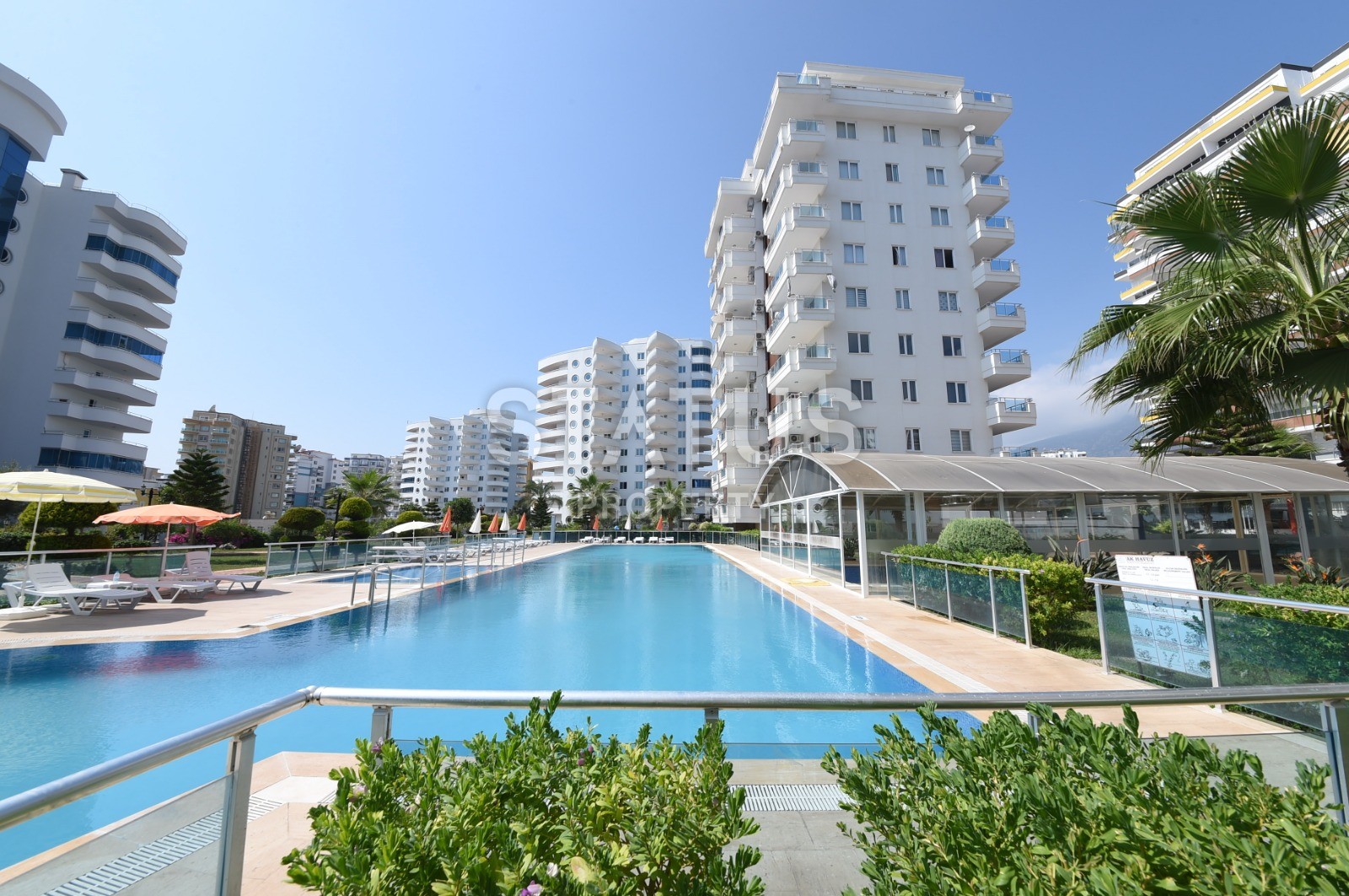 Furnished apartment in a complex with outdoor and indoor pools. Great price! 65 sq.m. фото 1