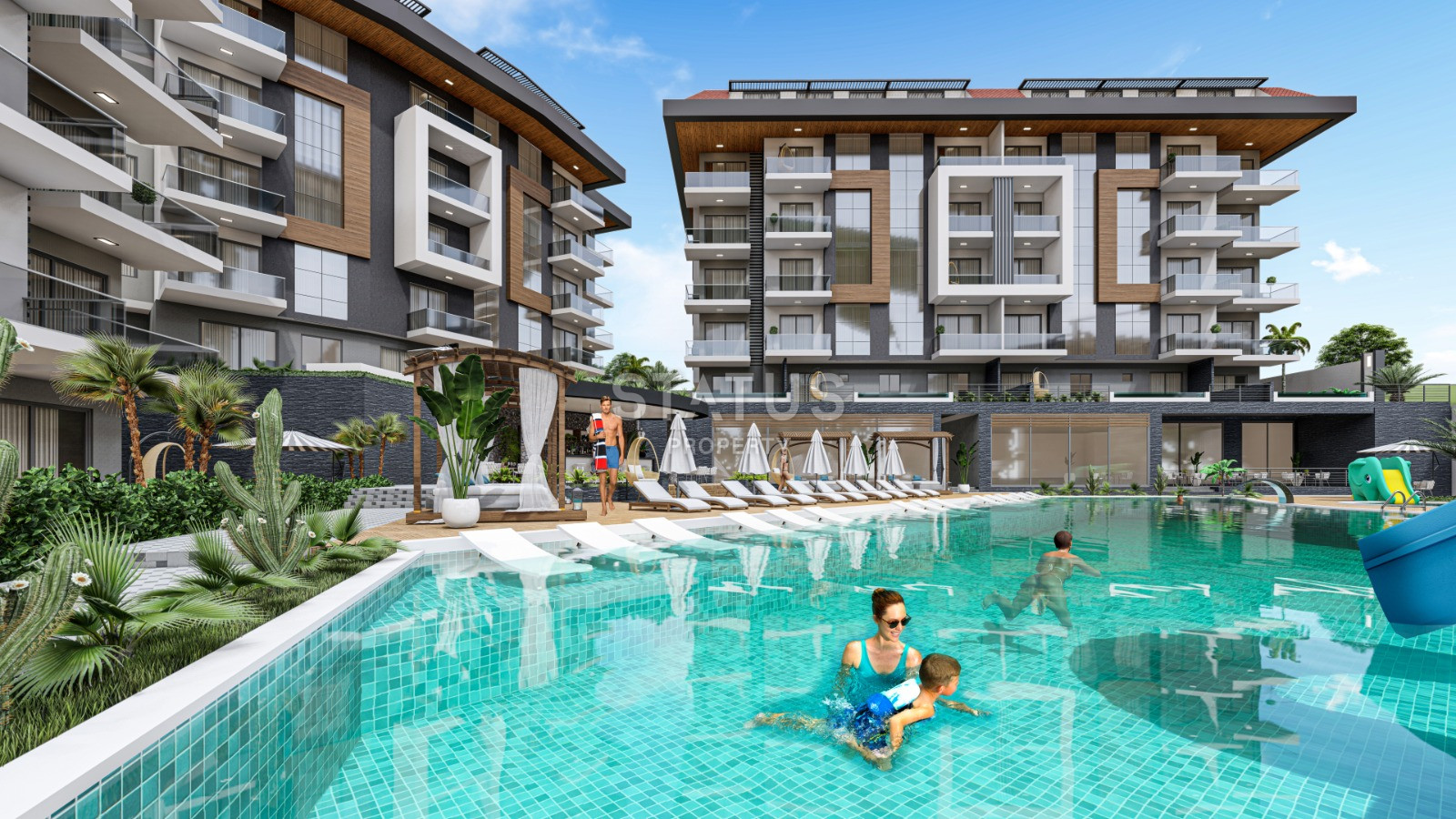 Elite complex in Kestel, apartments of various layouts up to 145 m2. фото 2