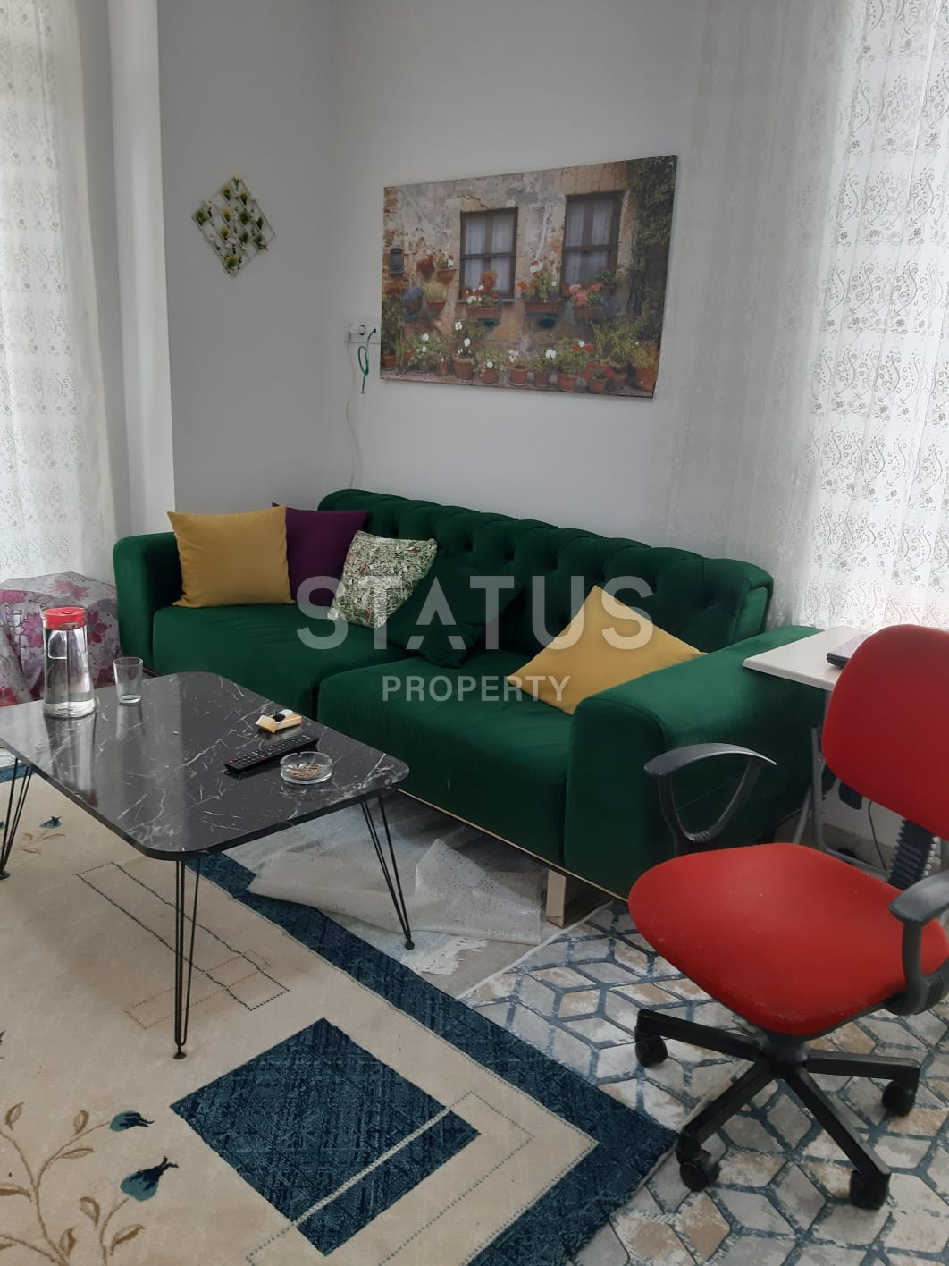Apartment 1+1 with furniture and appliances in Mahmutlar, 65 sq.m. фото 1
