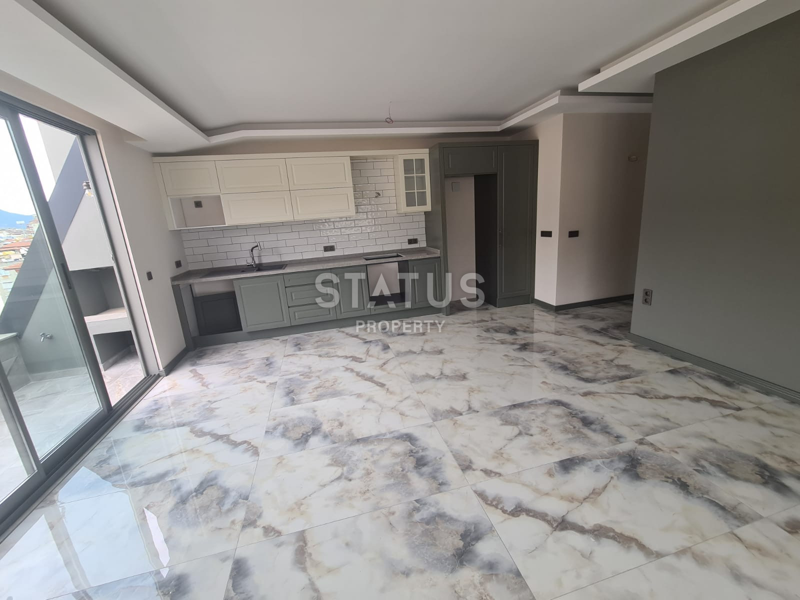 Duplex apartment 2+1 in the center of Alanya in a new house with a view of the mountains and the Alanya Castle, 120m2 фото 1