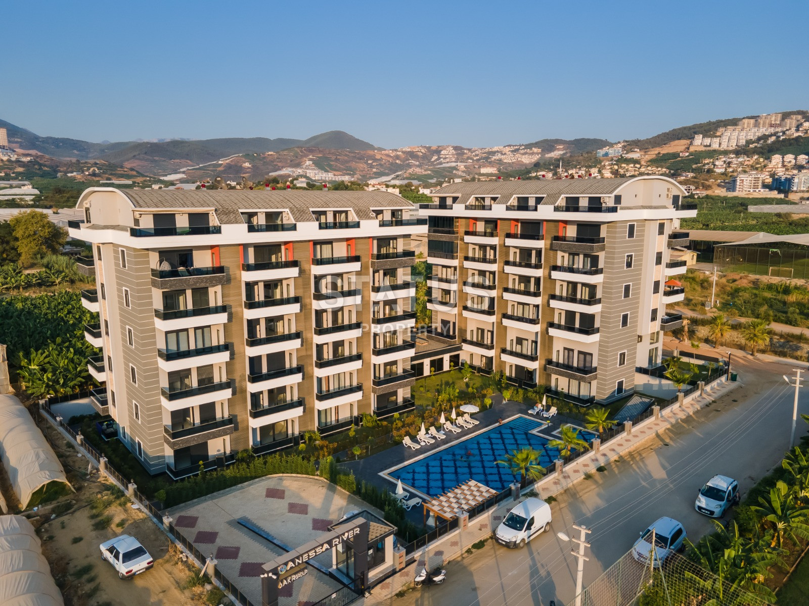 Duplex with access to the garden in a new complex, 100 m2. Kargicak, Alanya. фото 1