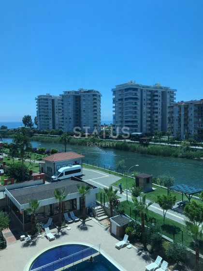 Duplex penthouse overlooking the Dim Chay River in Kestel, Alanya, well furnished, 120 sq. m. photos 1