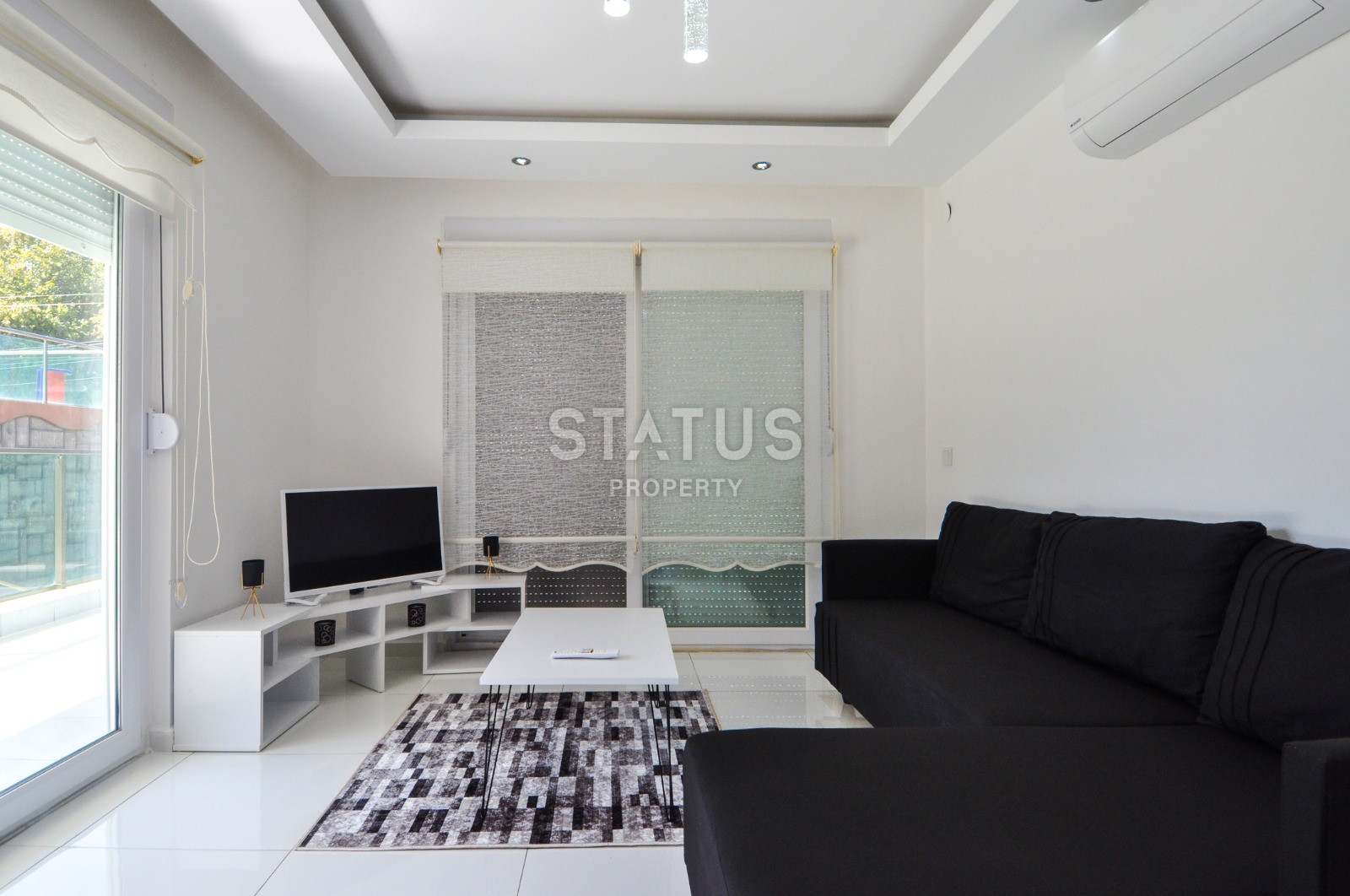 Cozy apartment layout 1+1 with furniture in Kestel, 68 m2 фото 1