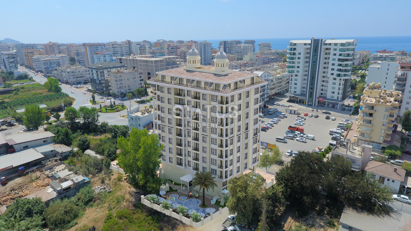 New investment project at the excavation stage in the very center of Mahmutlar district, 48-96m2 фото 1