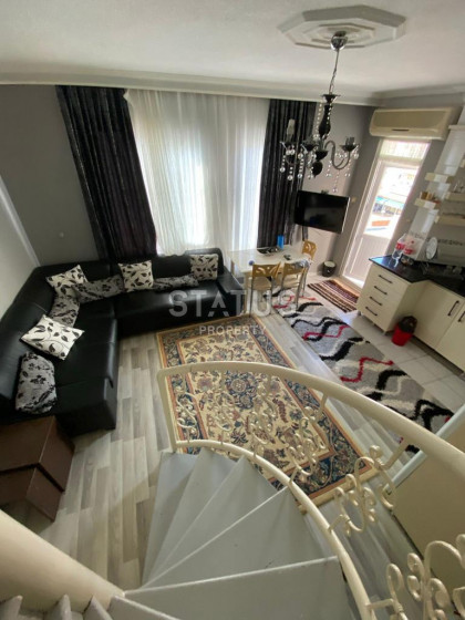 Дуплекс планировки 2+2, в центре Алании в районе пляжа Клеопатра, 130 кв.м фото 1