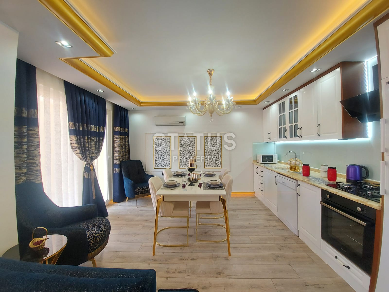 Stylish 2+1 layout apartment by the sea, 125 m2 фото 1