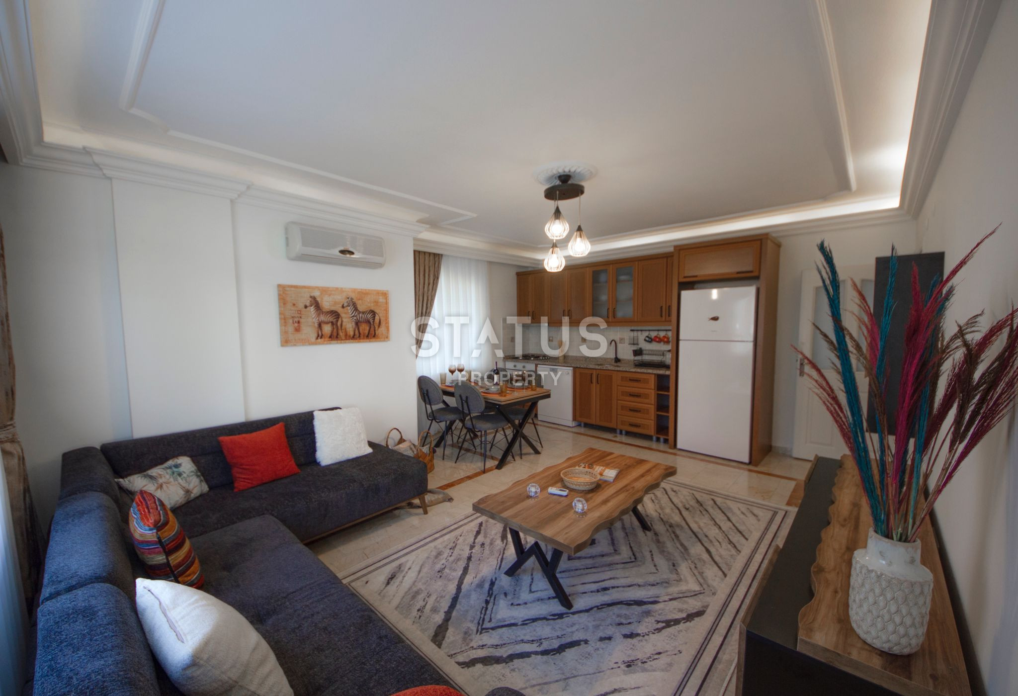Spacious apartment 2+1 with furniture and new appliances in the Cleopatra area, 100 sq.m. фото 2