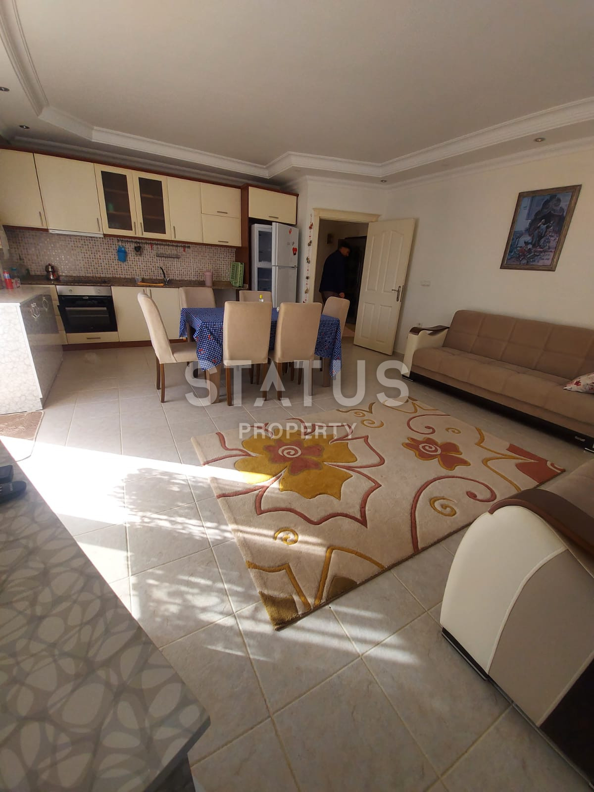Apartment 2+1 furnished, 300 meters from the sea in Mahmutlar, 115 sq.m. фото 1