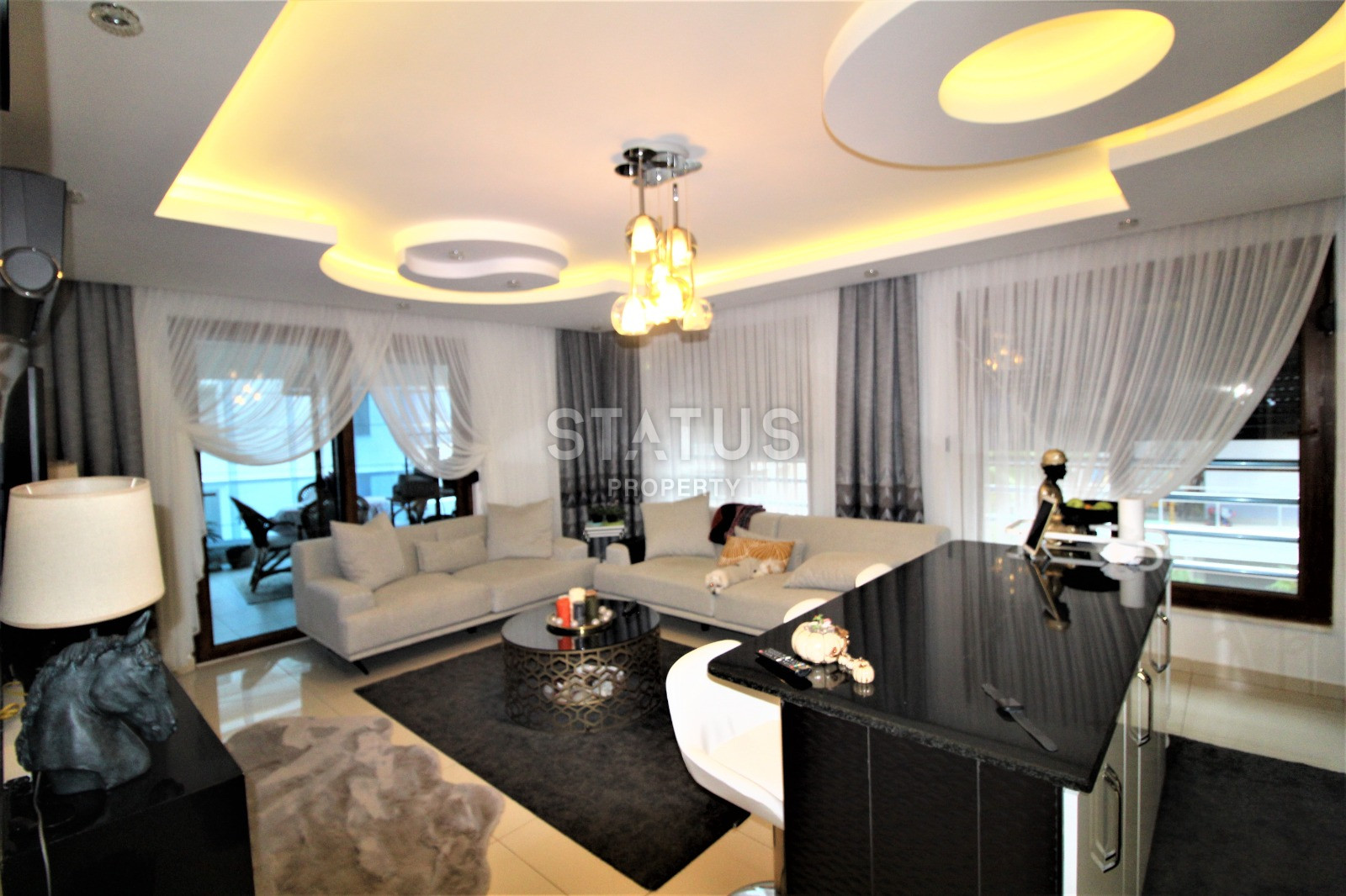 Cozy furnished apartment 2+1 3 minutes from the embankment, 100 m2. Kestel, Alanya. фото 1