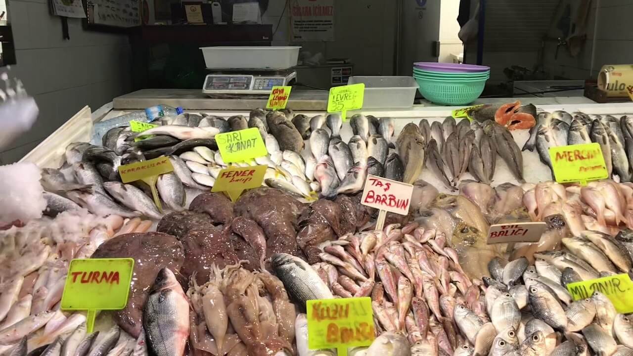 Рыбный рынок Алания