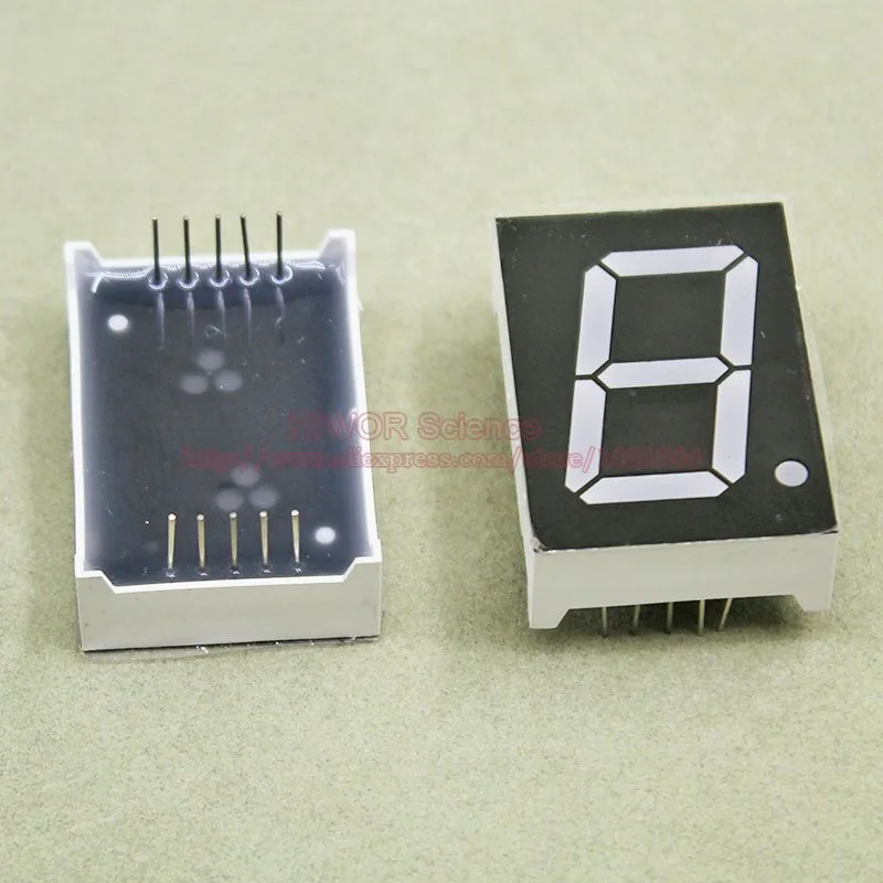 Affichage à 7 segments anode-commun - LED (rouge)