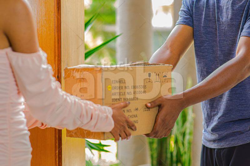 Digital Payment Of Parcel Charges StockAMBA digital-payment-of-parcel-charges-stockamba