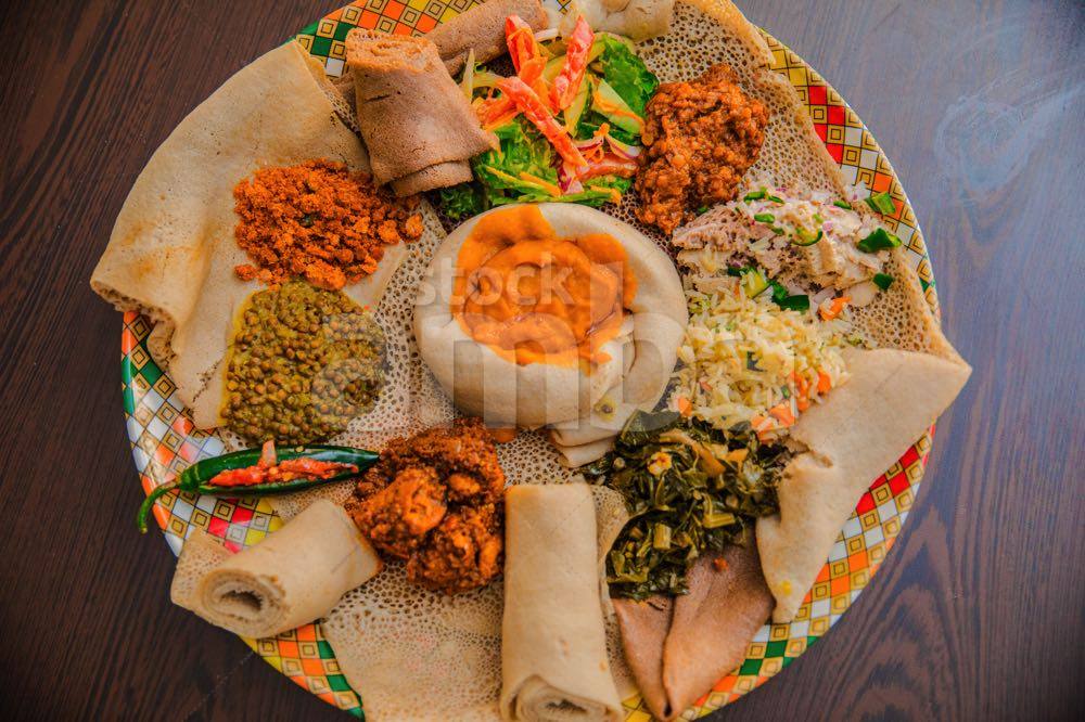 Typical Ethiopian Fasting Food - StockAMBA.com