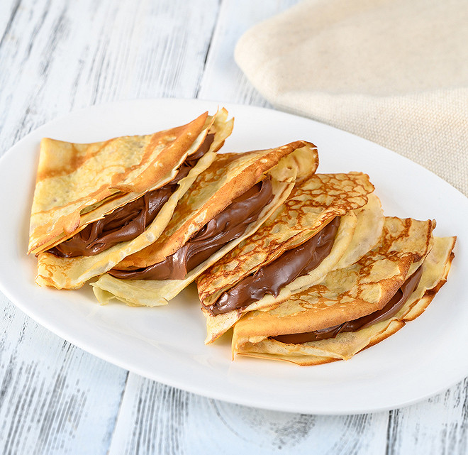 Crêpes au nutella