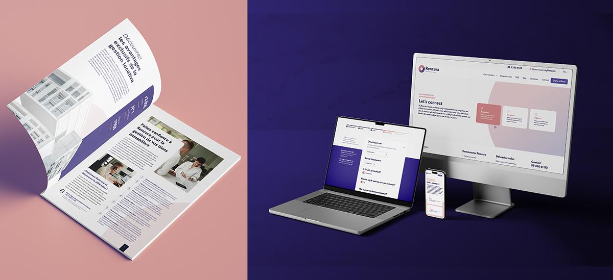 UX - WIREFRAMES - BROCHURE