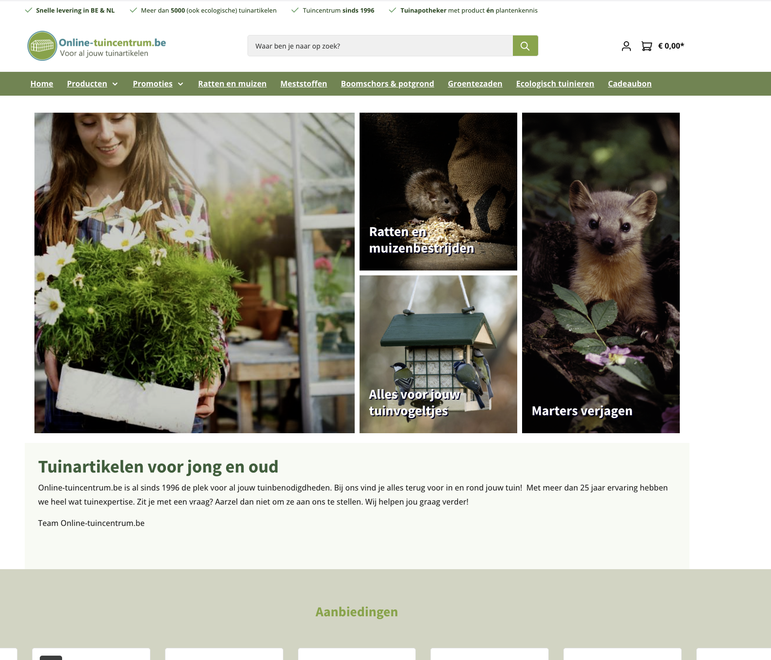 Project management Webshop