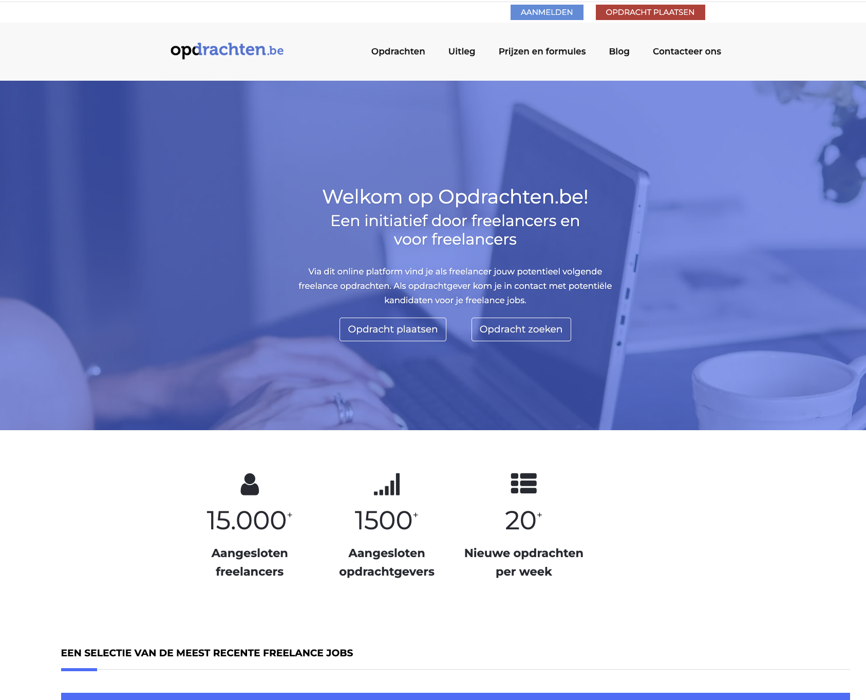 Websitebeheer opdrachten.be