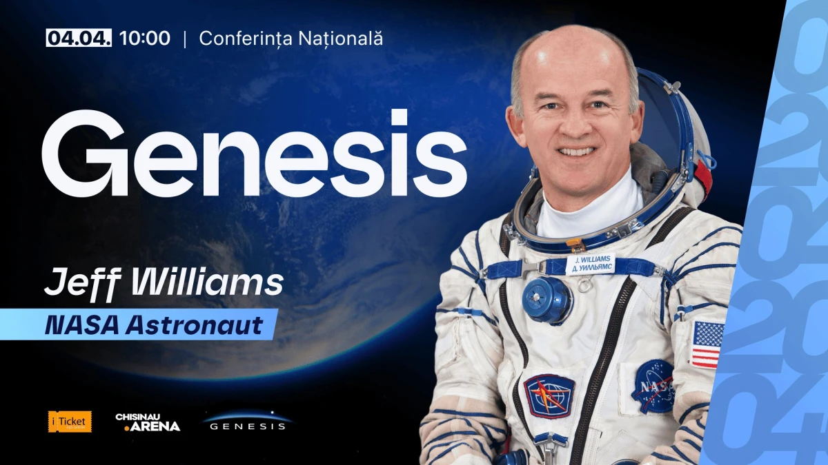 Conferința „GENESIS” — Cu astronautul NASA JEFF WILLIAMS