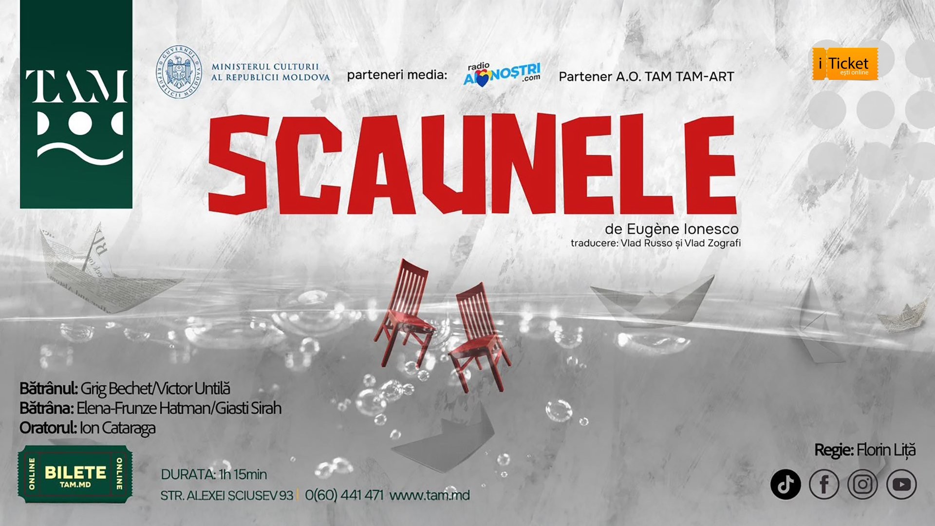 "Scaunele" de Eugene Ionesco