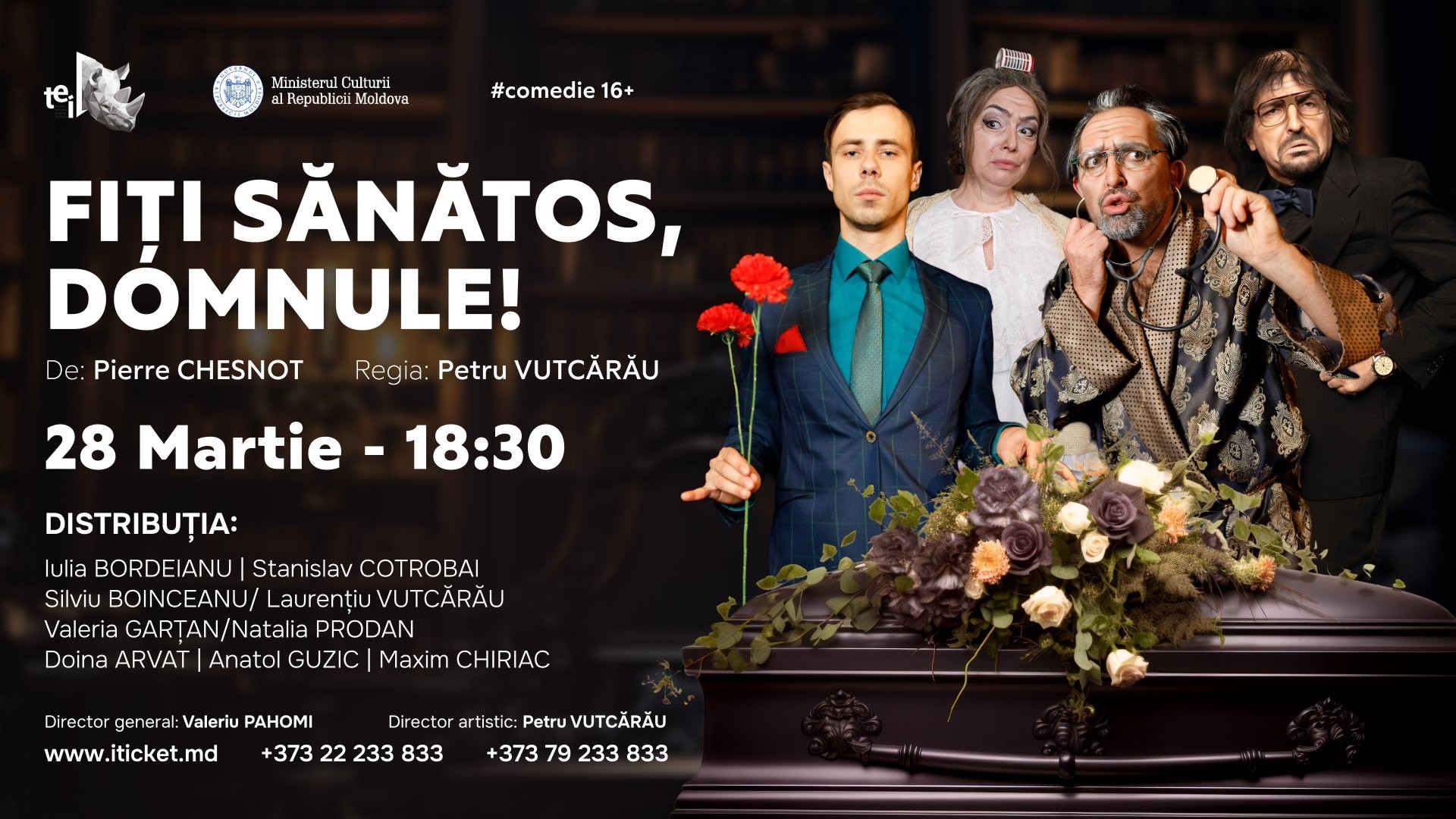 FIȚI SĂNĂTOS, DOMNULE! 28.03.2026 - #comedie 16+