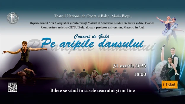 Pe aripile Dansului Concert de Gală al Departamentului Artă Coregrafică și Performanță Motrică