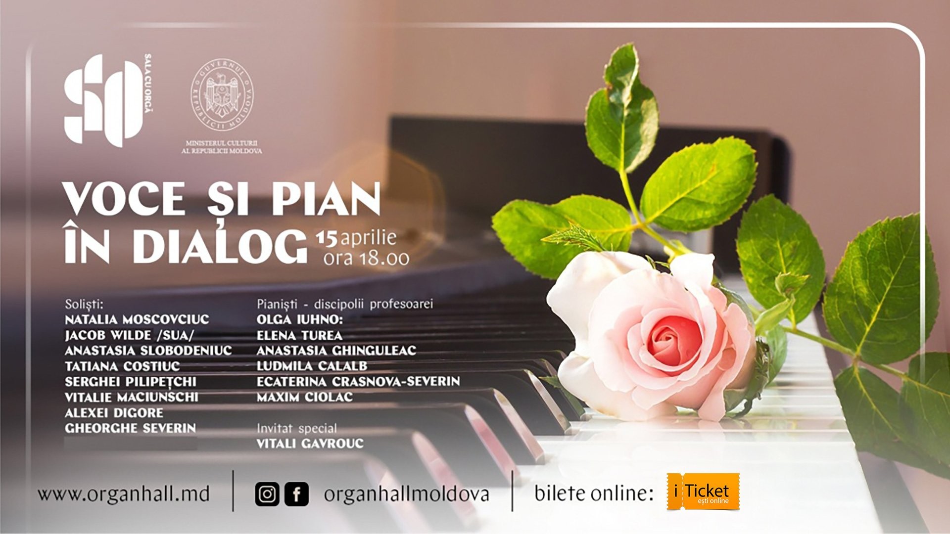 VOCE ȘI PIAN ÎN DIALOG