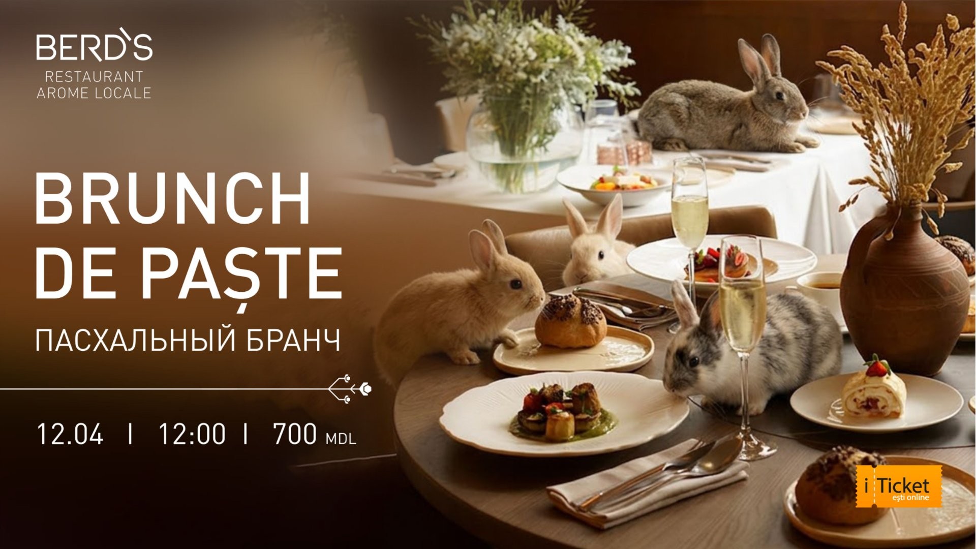 Easter Brunch at BERD’S Arome Locale Restaurant