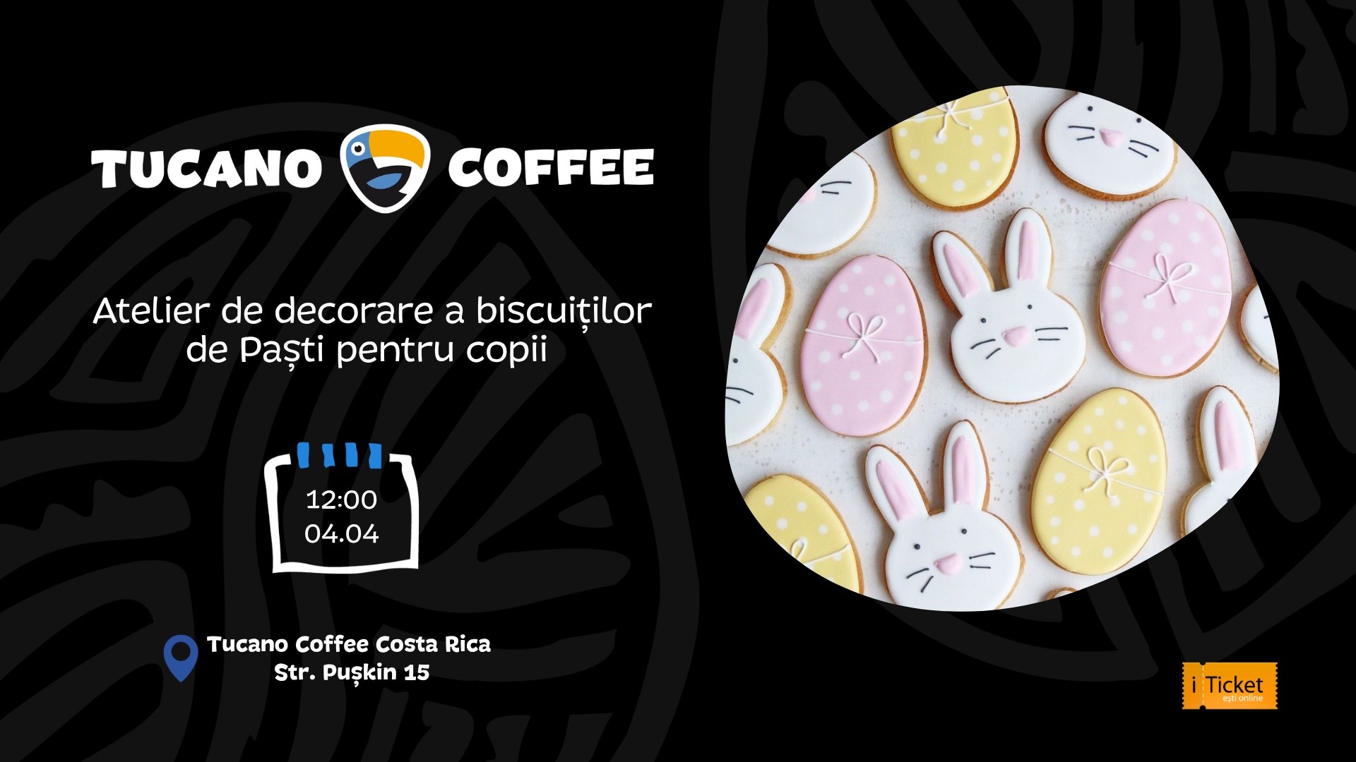 Atelier de decorare a biscuiților de Paști pentru copii