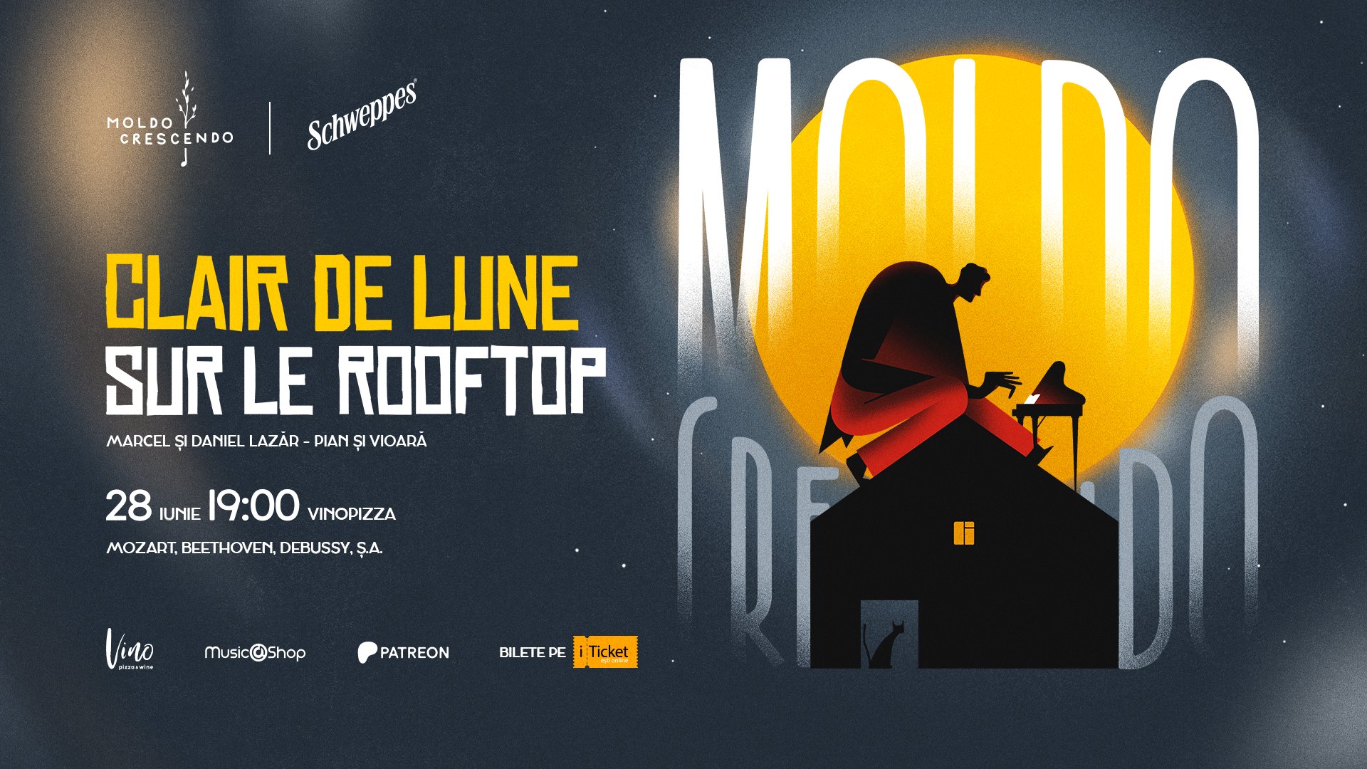 Clair de lune sur le rooftop