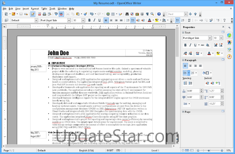 Apache OpenOffice 4.1.15