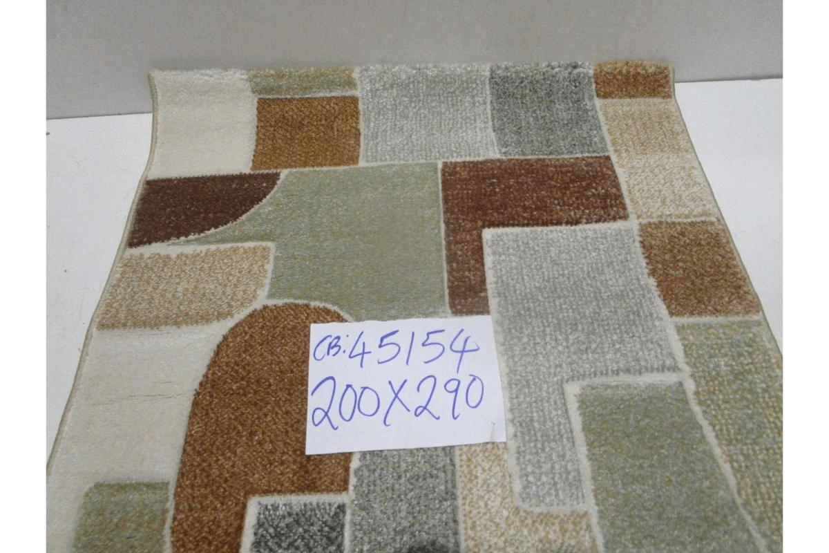 Carpet 020 Cubic (Aura V77) 243.200 Points 10mm Pile Height Pp + Headset Hand Carved 2.200 G/Sqm Pp Frize 200x290 Cm