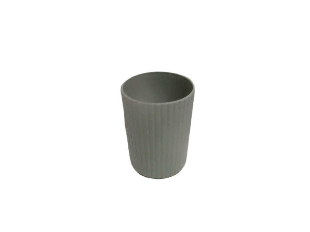 Tumbler, Pp+bamboo 57g Green Dia 7.5*10.5