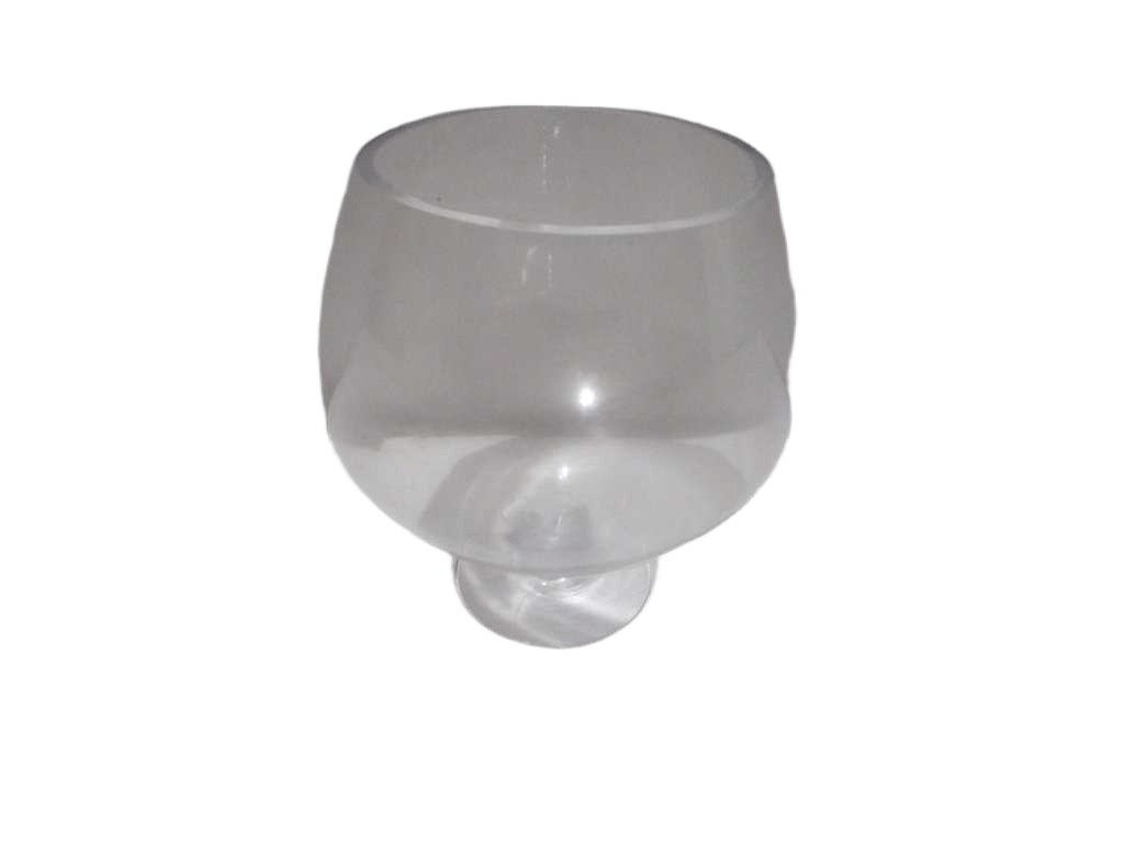Vase Glass Clear 14.3*20