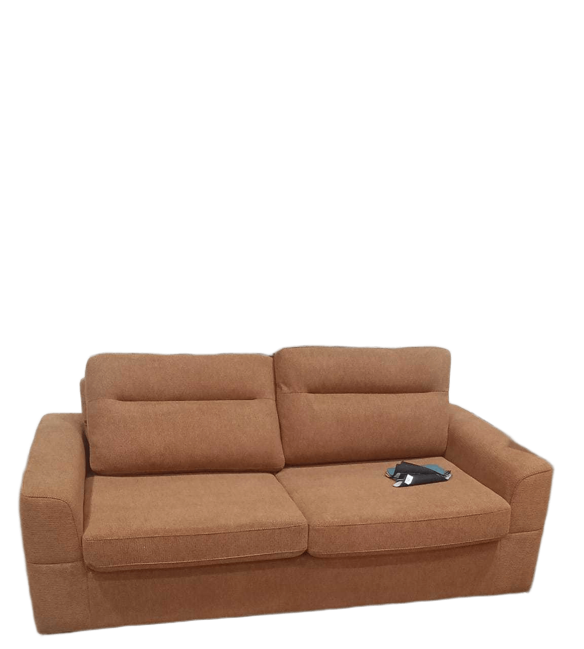 Sofa Bed Ht188-12 Orange Fabric, Wood, Foam