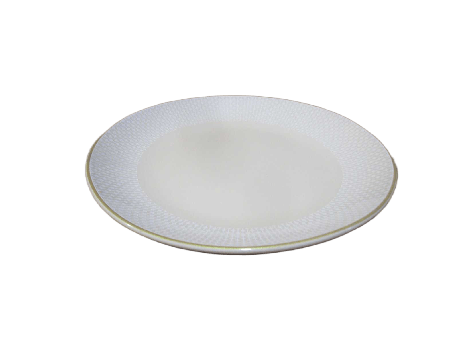 Plate, Stone Ware Pad Printing 10.5" 27cm